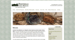 Desktop Screenshot of myfoothillsfamilymed.com