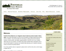 Tablet Screenshot of myfoothillsfamilymed.com